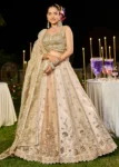 Multicolor Satin Silk Fabric Beads & Sequin Embroidered Ready to Wear Lehenga Choli With Dupatta